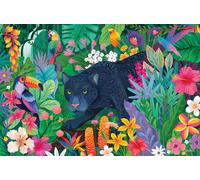 Ravensburger Panther in the Flower Jungle 3000 Piece Jigsaw Puzzle - Premium Qua
