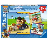 Ravensburger PAW Patrol: Helden met Vacht - Puzzel - 3x49 stuk (Importación USA)