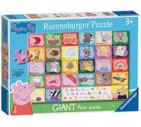 Ravensburger - Puzzle: Peppa Pig, Abecedario para Niños, Puzzle 3 Años o Más, Puzles Niños 3 Años, Rompecabezas Niños, Ravensburger Puzzle, Regalo Niño 3 Años, Suelo Puzzle, 30pcs