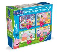 Ravensburger Peppa Pig Family Time Jigsaw Puzzle Set - 12, 16, (Importación USA)