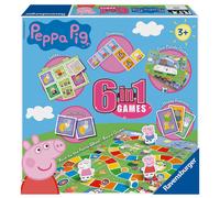 Ravensburger Peppa Pig, juegos 6 en 1