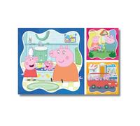 Ravensburger Rompecabezas Peppa Pig 3 x 49 piezas, 5 años o más, 21 x 21 cm