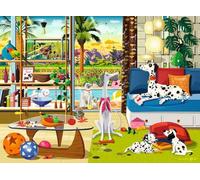 Ravensburger Pets of Palm Springs - Rompecabezas de 500 Piezas | Diseño único de Piezas | Tecnología Softclick | Regalo Ideal para los entusiastas de los Rompecabezas
