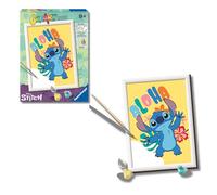 Ravensburger - Pintar Por Numeros Niños Creart Aloha Stitch | Manualidades Niños A Partir De 9 Años | 18x13 Cm | Paint By Numbers Adult | Cuadros Para Pintar Por Numeros