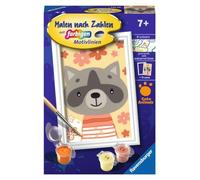 Ravensburger Pintura por números 20288-Querido Mapache - Niños a Partir de 7 años, Color Colorido (20288)