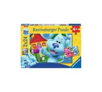 Ravensburger - Pistas de Blue y Tú - Puzzle 2x24 piezas