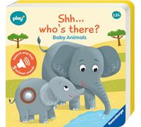 Shhh ¿Quién está ahí? Animales bebés – Busca y encuentra – Mi primer libro sonoro Play+ (Ravensburger)