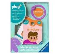 Ravensburger -Play + - Mis primeras Cartas de Actividades Emociones - Desde 24 Meses - Versión Francesa - 34059