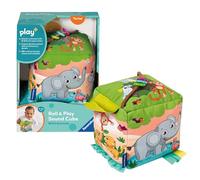 Ravensburger Play+ Roll & Play - Cubo de sonido de animales salvajes, juguetes para bebés de 6 meses en adelante, regalos sensoriales para niños y niñas