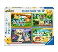 Ravensburger - Pokémon 4 x 100 Piezas | Puzzle 5 Años O Más | Rompecabezas Niños De 36 X 26 Cm | Ravensburger Puzzle | Regalos para Niños De 5 Años