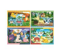 Ravensburger - Pokémon 4 x 100 Piezas | Puzzle 5 Años O Más | Rompecabezas Niños De 36 X 26 Cm | Ravensburger Puzzle | Regalos para Niños De 5 Años