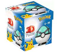 Ravensburger Pokemon Red 3D Puzzle 54pc Puzzle Bola para Niños Edad 6+
