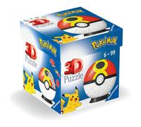 Ravensburger Pokemon Repetición Bola 54 Pieza 3D Rompecabezas para Niños Años 6+