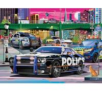 Ravensburger- Policía Puzzle Niño, Color Negro (13412)