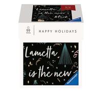Ravensburger Puzle 17355 Happy Holidays - Puzzle (99 Piezas), diseño de oropel Negro