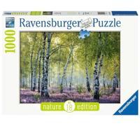 Ravensburger – Puzzle Bosque Abedules – 1000 piezas 70×50 cm para adultos con pegamento