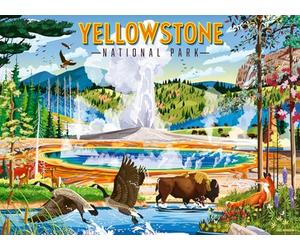 Ravensburger - Puzle de 500 Piezas - Parque Nacional de Yellowstone - Adultos y niños a Partir de 12 años - Puzle Parques Nacionales - Estados Unidos - 12001720