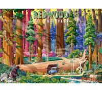 Ravensburger - Puzle de 500 Piezas - Parque Nacional Redwood - Adultos y niños a Partir de 12 años - Puzle Parques Nacionales - Estados Unidos - 12001889