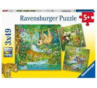 Ravensburger- Animals-Wild Puzzle Infantil, Color 1, 8 x 8 Inches (21 x 21 cm) When Complete. (5180)