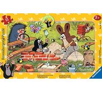 Ravensburger-The Little Mole Maulwarf Der Kleine Maulwurf El pequeño Topo y Sus Amigos, Color Amarillo (06151)