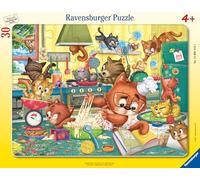 Ravensburger - Puzle Infantil, con Marco de 30 a 48 Piezas, Gatitos Locos, niña o niño a Partir de 4 años, Rompecabezas, cartón Grueso y Duradero, 12004154