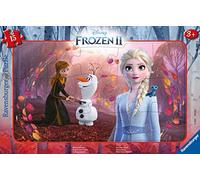 Ravensburger Puzzle 05099 - 4 puzzles con marco, 15 piezas, diseño La Reina de Hielo 2