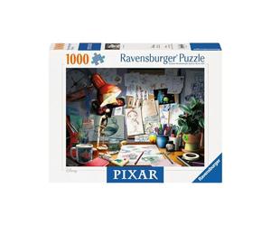 Ravensburger - Puzle para Adultos, 1000 Piezas, The Artist's Office/Disney Pixar, para Adultos y niños a Partir de 14 años, Rompecabezas 12000302