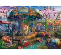 Ravensburger - Puzle para Adultos - Puzle de 1000 Piezas - Gloomy Carnival (Lugar abandonado) - Adultos y niños a Partir de 14 años - Puzle 12000487