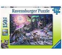 RAVENSBURGER PUZZLE- Nordwölfe Heart Ravensburger 12908-Puzzle Infantil (150 Piezas), diseño de Lobos del Norte, Multicolor (12908)