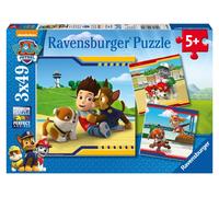Ravensburger Puzle Patrulla canina (PAW: Héroes con pelo 3x49p)