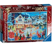 Ravensburger - Puzle Rompecabezas - La Navidad Casa - 1000 Piezas-12 +