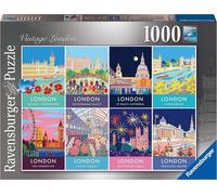 Ravensburger - Puzle Rompecabezas - Vintage Londres - 1000 Piezas-12 +
