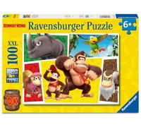 Ravensburger - Puzzle 100 Piezas XXL: Donkey Kong, Puzzle Niños 6 Años O Más, Rompecabezas Niños, 49 x 36 cm, Regalo Niño 6 Años, Regalo Original