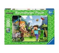 Ravensburger - Puzzle 100 piezas XXL - Minecraft