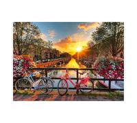 Ravensburger Bicycles in Amsterdam 1000 Piece Jigsaw Puzzle Premium Quality