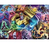 Ravensburger Puzzle, Puzzle 1000 Piezas, Villainous: Thanos, Puzzle Marvel, Puzzle Adultos, Rompecabezas Ravensburger de Calidad