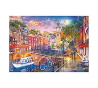 Ravensburger - Puzzle 1000 Piezas Amsterdam | Puzzle Adultos 70x50cm | Puzle 1000 Piezas | Rompecabezas Ilustrados