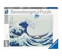 Ravensburger - Puzzle 1000 piezas Art - Hokusai: Gran Ola Kanagawa