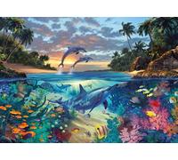 Ravensburger 12000646 - Bahía Coral - puzzle 1000 piezas - puzzle adultos y niños a patir de 14 años, puzzle mar