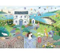 Ravensburger - Puzzle 1000 Piezas Cabaña Costera | Puzzle Adultos 70x50cm | Puzzle 1000 Piezas Playa | Rompecabezas Adultos. | 70x50cm