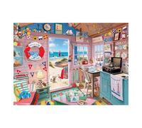 Ravensburger - Puzzle: Cabaña de la Playa, Puzzle 1000 Piezas, Puzzles para Adultos, Puzzle 1000 Piezas Adultos, Pegamento Puzzle para Enmarcar Puzzles, Rompecabezas Adultos, Pasatiempos Adultos