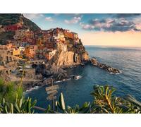 Ravensburger - Puzzle 1000 Piezas Cinque Terre | Puzzle Adultos 70x50cm | Puzles 1000 Adultos de Lugares del Mundo | Rompecabezas Adultos