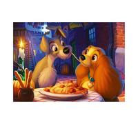 Ravensburger - Puzzle 1000 Piezas Disney: La Dama Y El Vagabundo | Puzzle Adultos 70x50cm | Puzles 1000 Adultos | Rompecabezas Niños +14 Años | Puzzles 1000 Piezas De La Dama Y El Vagabundo