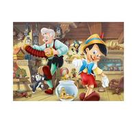 Ravensburger - Puzzle 1000 Piezas Disney Pinocho, Puzzle Adultos 70x50 cm