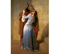Ravensburger - Puzzle 1000 Piezas El Beso | Puzzle Adultos 70x50cm | Puzzle 1000 Piezas Hayez | Rompecabezas Adultos Colección de Arte