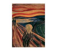 Ravensburger - Puzzle 1000 Piezas El Grito | Puzle 1000 Adultos 70x50cm | Puzles 1000 Piezas Munch | Rompecabezas Adultos Colección de Arte