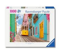 Ravensburger - Puzzle 1000 Piezas El tranvía de Lisboa | Puzzle Adultos 50x70cm | Puzzle 1000 Piezas | Rompecabezas Adultos | Ideas Regalo