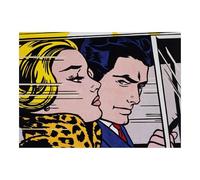 Ravensburger - Puzzle 1000 Piezas En el Coche | Puzzle Adultos 70x50cm | Puzzle 1000 Piezas Lichtenstein | Rompecabezas Adultos Colección de Arte