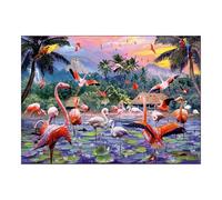 Ravensburger 12000574 - flamencos - Puzzle 1000 Piezas - Puzzle Adultos y niños a patir de 14 años, Puzzle Animales
