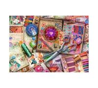 Ravensburger - Puzzle 1000 Piezas Herramientas de la Sastrería | Puzzle Adultos 70x50cm | Puzzle 1000 Piezas | Rompecabezas Ilustrados